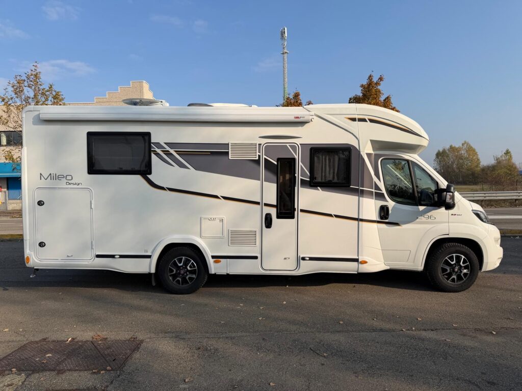 2 semintegrale benimar mileo 296-letto nautico-letto centrale-fiat-letto basculante