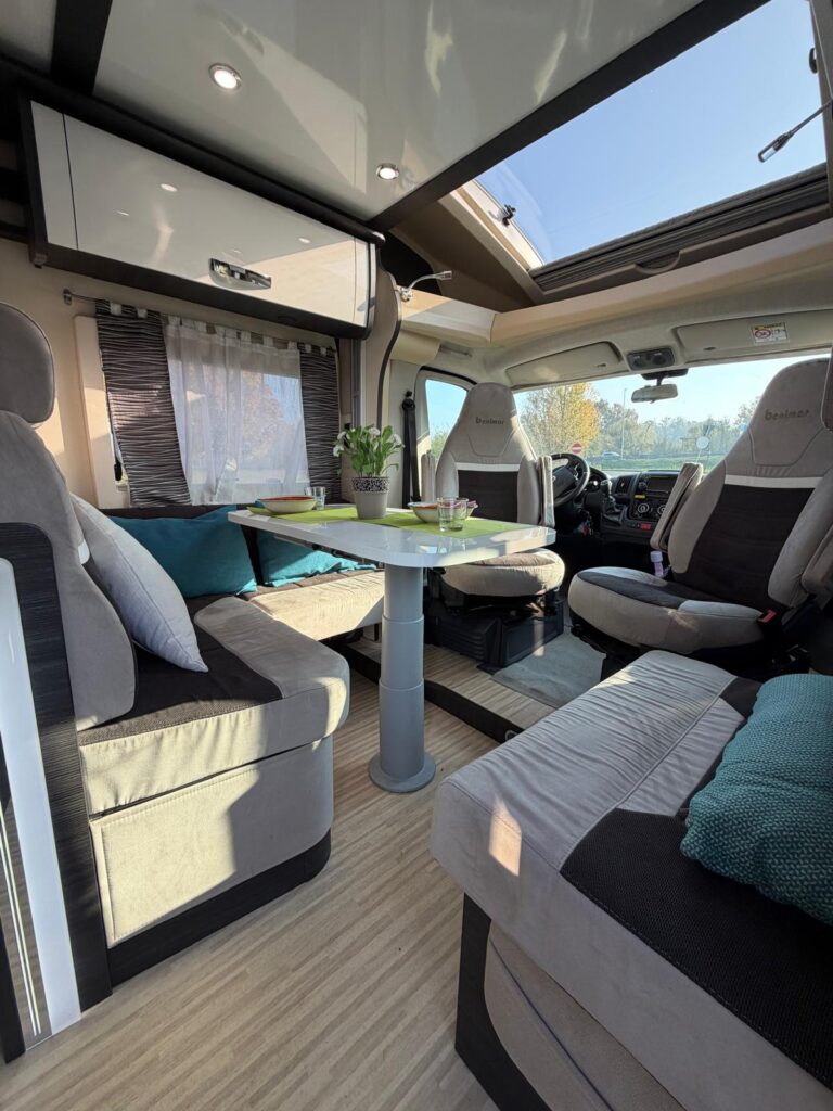 4 semintegrale benimar mileo 296-letto nautico-letto centrale-fiat-letto basculante