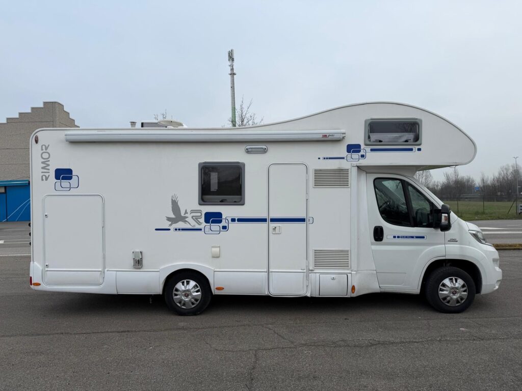 2 mansardato rimor seal 5-fiat ducato- garage-letto matrimoniale