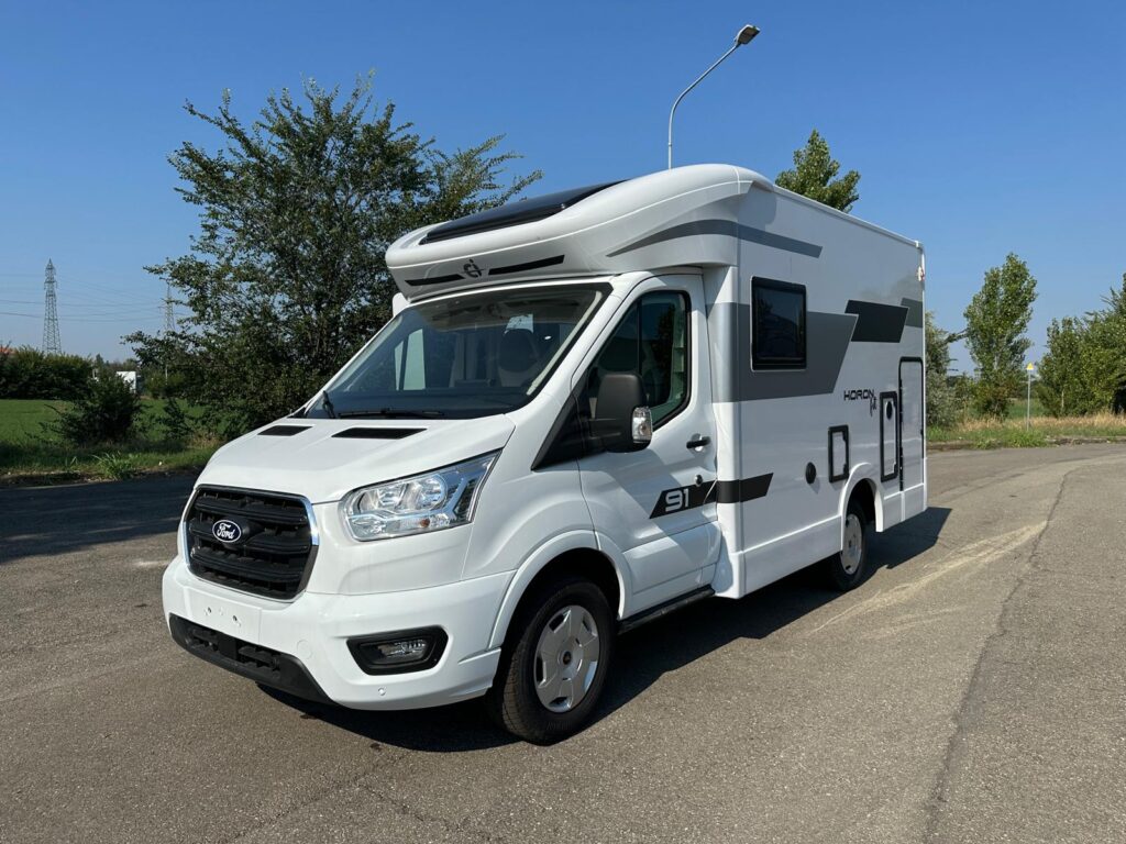 20 semintegrale horon fit 91 xt- ford transit-165 cv-letto matrimoniale