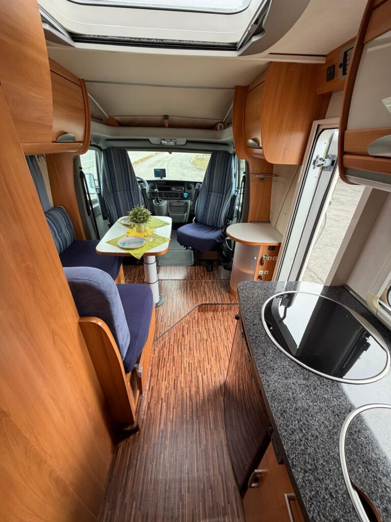 6 semintegrale hymer tramp 616 sl- renault-garage