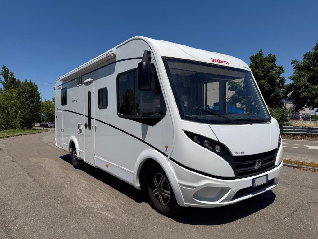1 motorhome dethleffs-fiat-letto nautico xl-face to face