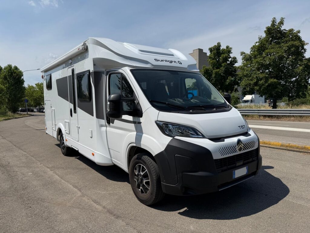 1 SEMINTEGRALE SUNLIGHT T67 -CITROEN-LETTO BASCULANTE-LETTI GEMELLI