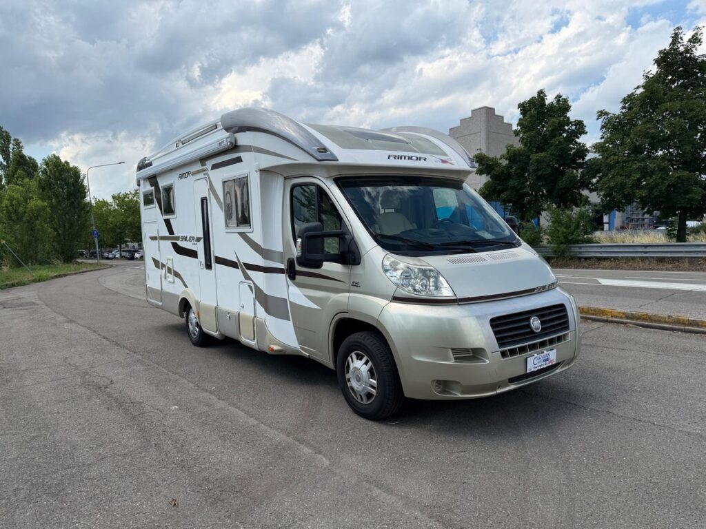 1 semintegrale rimor sailer-letto matrimoniale-fiat ducato