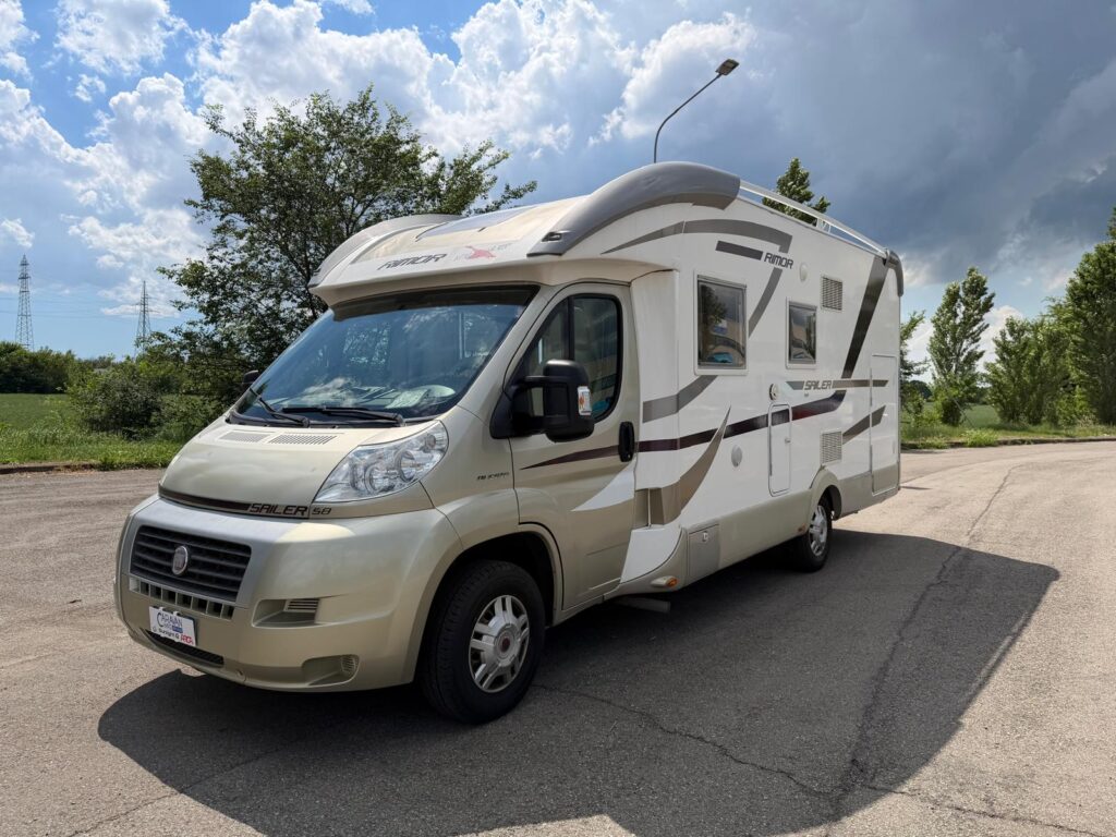 19 semintegrale rimor sailer-letto matrimoniale-fiat ducato