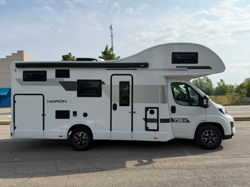 2 mansardato horon 79m -fiat-ducato-140 cv- 6 posti viaggio-8 posti letto
