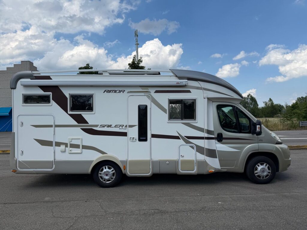 2 semintegrale rimor sailer-letto matrimoniale-fiat ducato