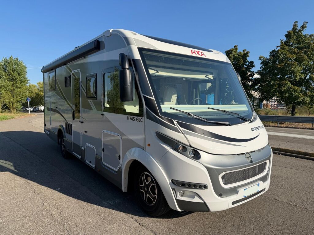 1 motorhome arca america h745glc-fiat-letto nautico-cambio automaticoo